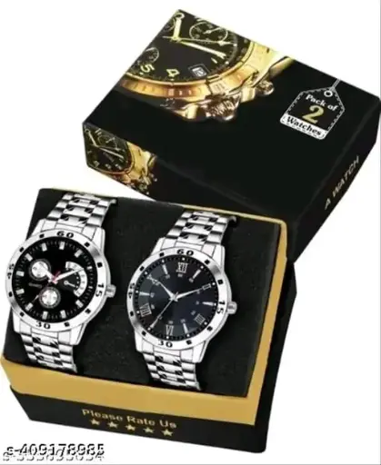 wrist watch combo for men